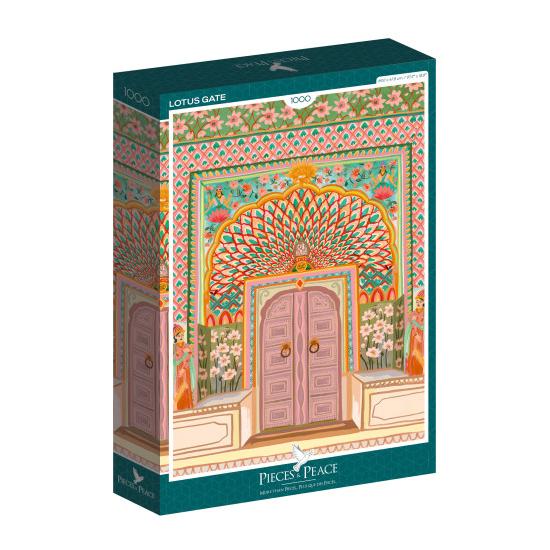 Puzzle Pieces and Peace Portão de Lótus de 1000 peç