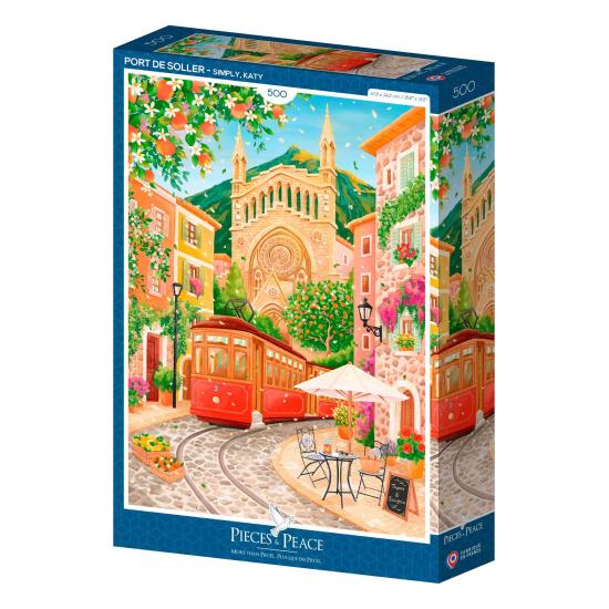 Puzzle Pieces and Peace Porto De Sóller 500 peças