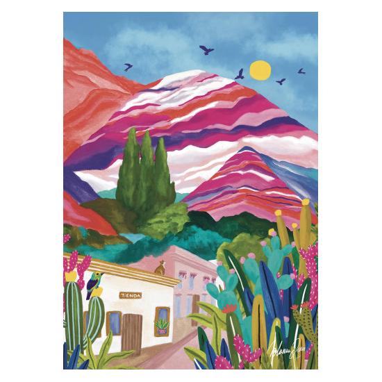 Puzzle Pieces and Peace Purmamarca de 1000 peças