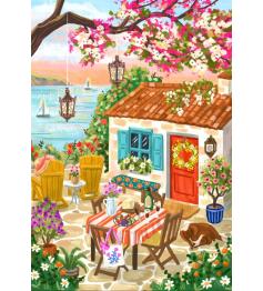 Puzzle Pieces and Peace Retiro Com Vista Para O Oceano 1000 Pçs