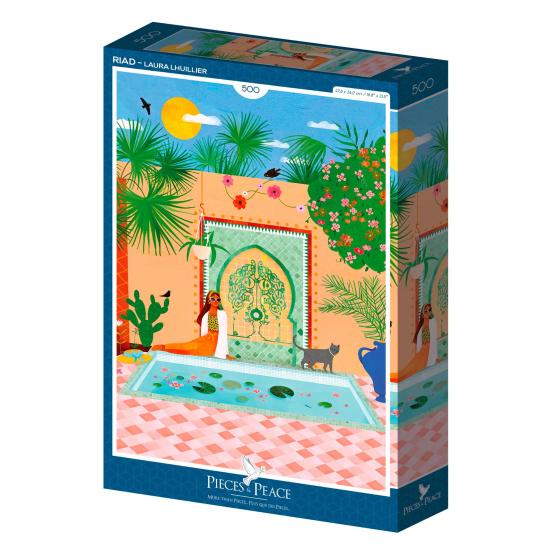 Puzzle Pieces and Peace Riad de 500 Pçs Puzzle Pieces and Peace Riad de 500 Pçs