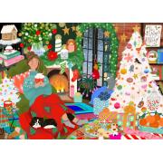 Puzzle Pieces and Peace Cantinho De Natal de 1500 peças