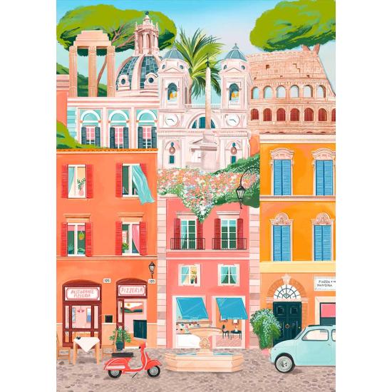 Puzzle Pieces and Peace Roma de 1000 pçs