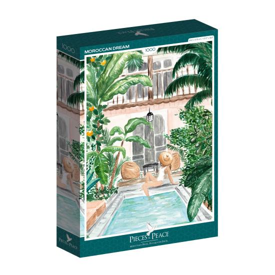 Puzzle Pieces and Peace Sonho Marroquino de 1000 peç