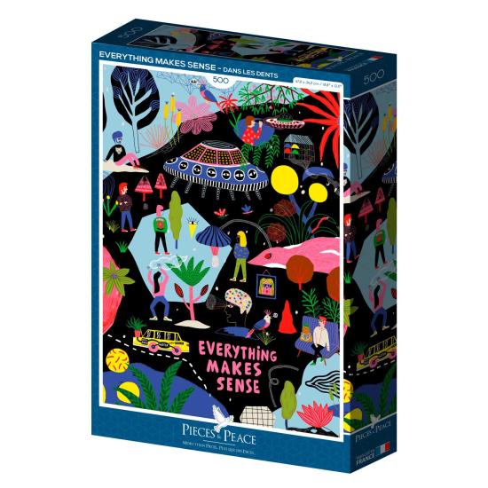 Puzzle Pieces and Peace Tudo Faz Sentido de 500 Pçs Puzzle Pieces and Peace Tudo Faz Sentido de 500 Pçs