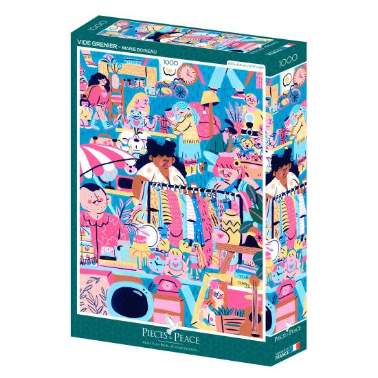 Puzzle Pieces and Peace Venda de Garagem de 1000 pçs