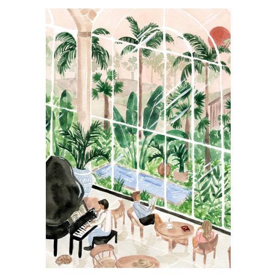 Puzzle Pieces and Peace Lobby do Resort de 2000 peças Puzzle Pieces and Peace Lobby do Resort de 2000 peças