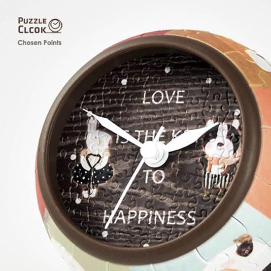 Relógio de Puzzle Pintoo 3D O amor é a chave 145 peças