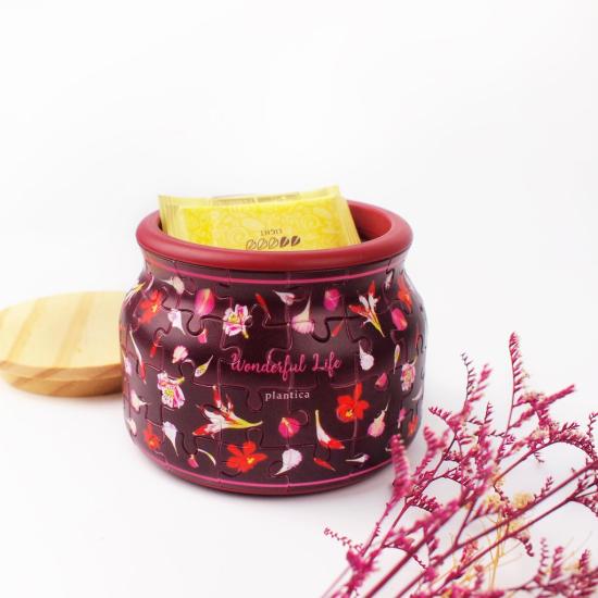 Puzzle de jarra Pintoo 3D Plantica, amor tóxico 64 peças