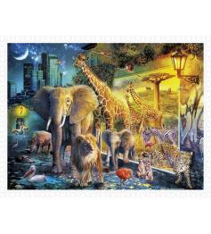 Puzzle Pintoo Animais Mágicos da Noite 1200 Peças