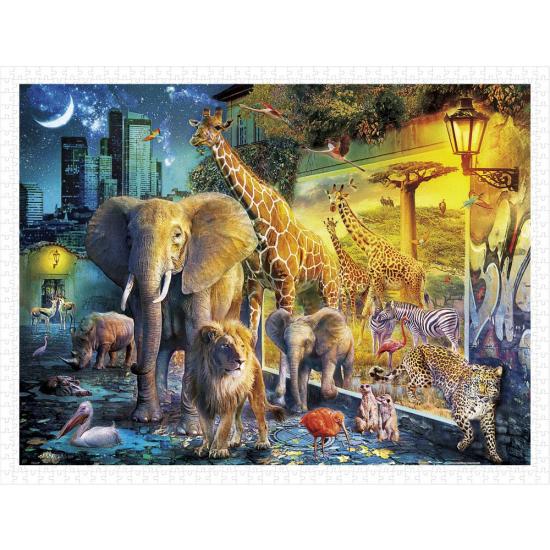 Puzzle Pintoo Animais Mágicos da Noite 1200 Peças