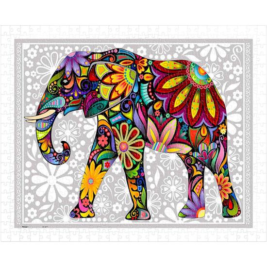 Puzzle Pintoo O Elefante Alegre 500 Peças