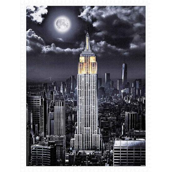 Pintoo Empire State Building à noite Puzzle de 1200 peças