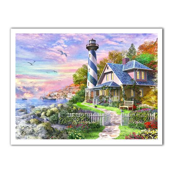 Puzzle Pintoo Lighthouse at Rock Bay 1200 peças