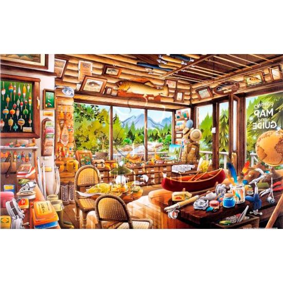 Puzzle Pintoo The Map Shop e Pesca 1000 Peças