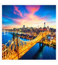 Puzzle Pintoo Manhattan com a Ponte Queensboro de 1600 Pzs