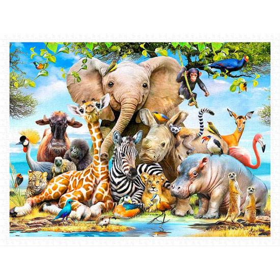 Puzzle Pintoo Africano Sorriso 1200 peças