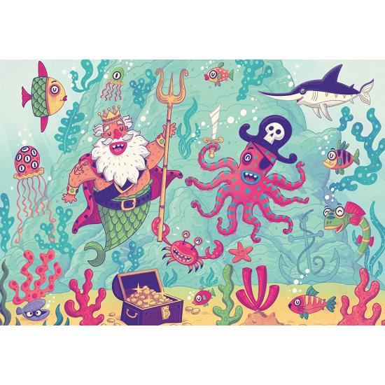 Puzzle-Play Ravensburger Aventura Pirata de 2x24 peças