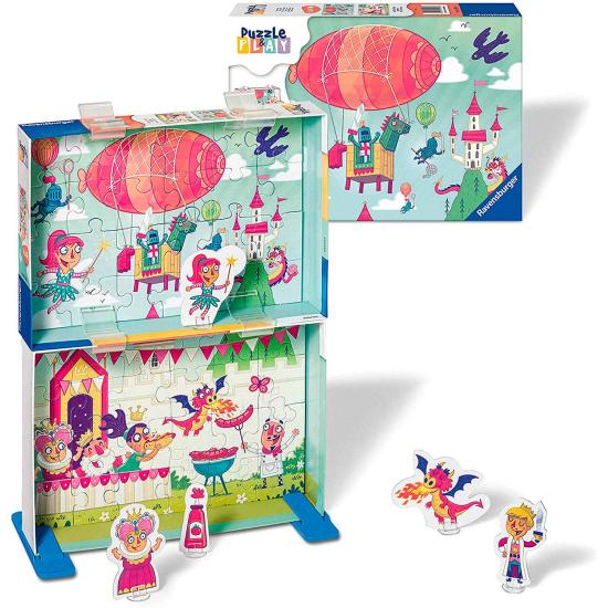 Puzzle-Play Ravensburger Royal Barbecue de 2x24 peças Puzzle-Play Ravensburger Royal Barbecue de 2x24 peças