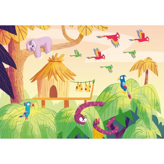 Puzzle-Play Ravensburger Explorar a Selva de 2x24 peças