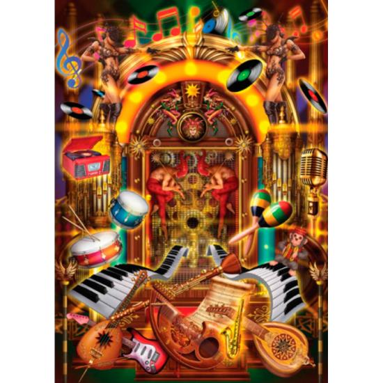 Jukebox de Puzzle Puzzelman 1000 peças
