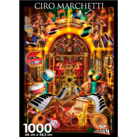 Jukebox de Puzzle Puzzelman 1000 peças