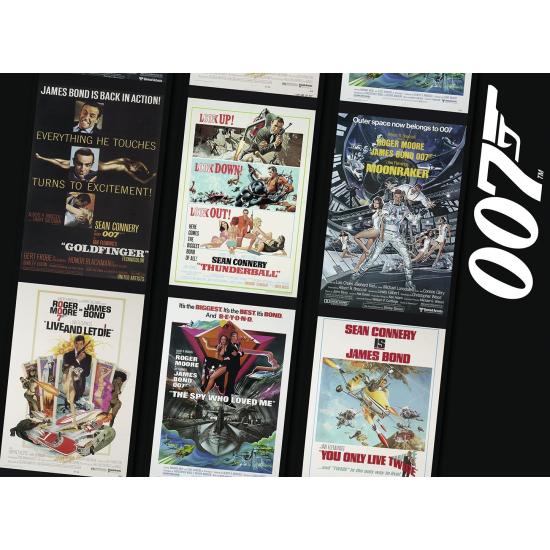 Puzzle Ravensburger 007 James Bond Retro 500 peças