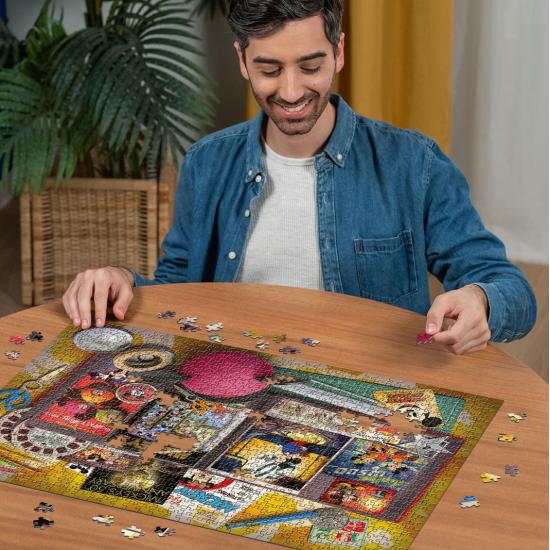 Puzzle Ravensburger 1970 Mickey Moments de 1000 peças