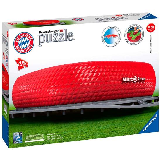 Ravensburger 3D Puzzle Allianz Arena (Bayern München) de 216 pé