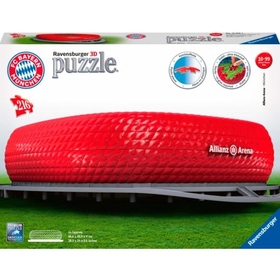 Ravensburger 3D Puzzle Allianz Arena (Bayern München) de 216 pé