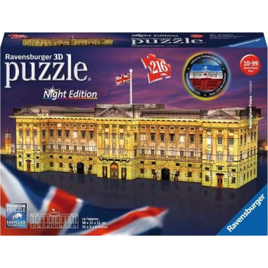 Puzzle Ravensburger 3D Palácio de Buckingham Night Edition 216