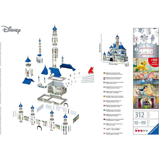 Puzzle Ravensburger 3D Castelo Disney 312 Peças
