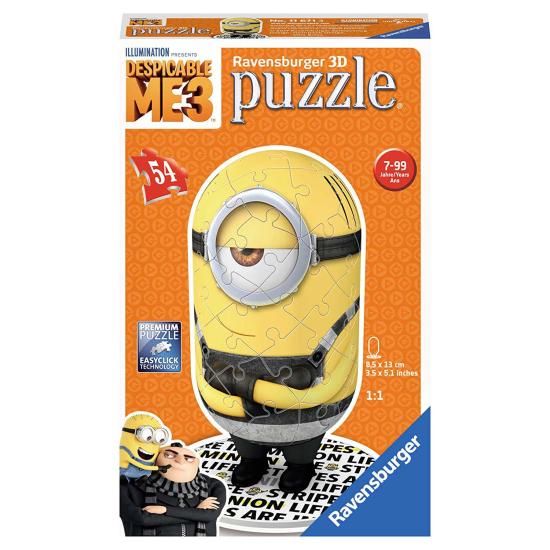 Ravensburger 3D Minions Prisioneiro Puzzle 54 Peças
