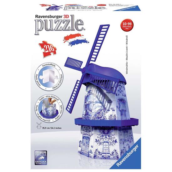 Moinho de vento Ravensburger 3D 216 peças