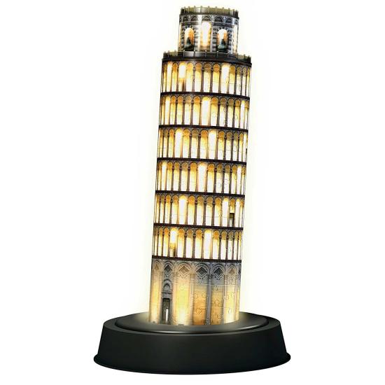 Puzzle Ravensburger 3D Torre de Pisa Night Edition 216 Peças Puzzle Ravensburger 3D Torre de Pisa Night Edition 216 Peças