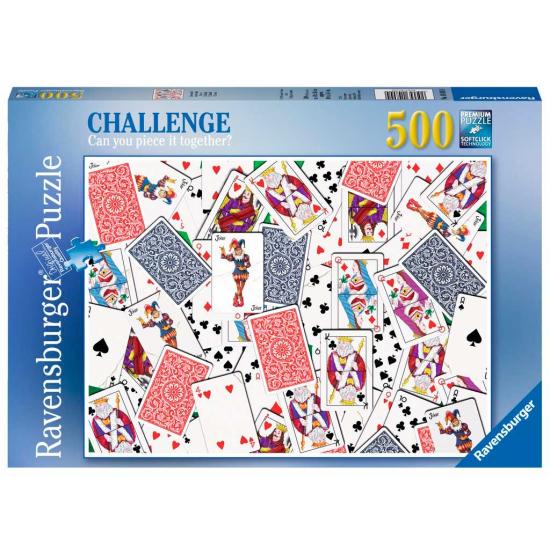 Puzzle Ravensburger 52 cartas 500 peças