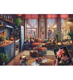Puzzle Ravensburger Estúdio Boho Aconchegante XXL 500 Pçs