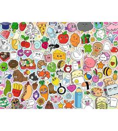 Puzzle Ravensburger Caos Kawaii Adorável 500 Peças