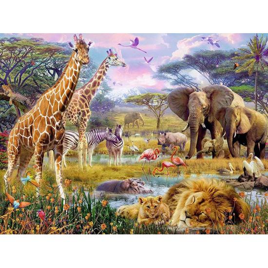 Puzzle colorido Ravensburger África 1500 peças