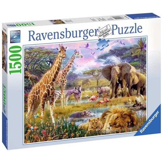 Puzzle colorido Ravensburger África 1500 peças