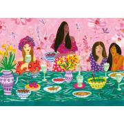 Puzzle Ravensburger Almoço Feminino de 1000 peças