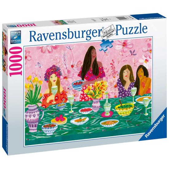 Puzzle Ravensburger Almoço Feminino de 1000 peças
