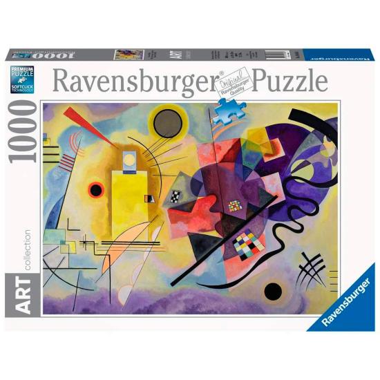Puzzle Ravensburger Amarelo, Vermelho, Azul 1000 Peças