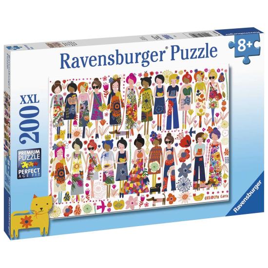 Puzzle Ravensburger Amigos e Flores XXL 200 Pçs Puzzle Ravensburger Amigos e Flores XXL 200 Pçs