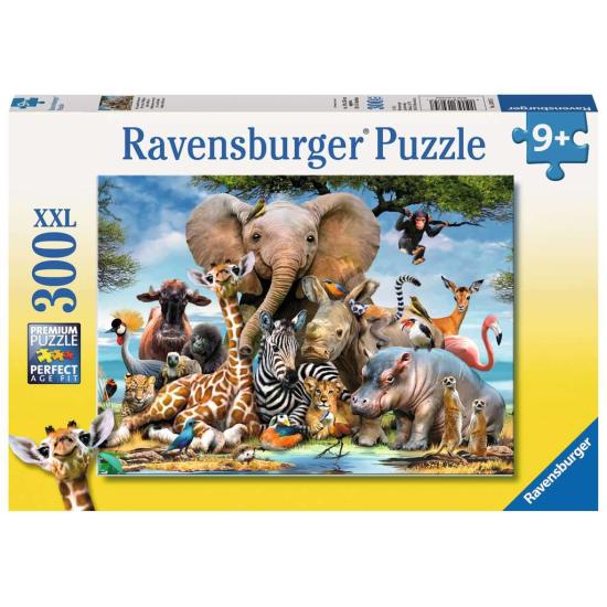 Puzzle Ravensburger African Friends XXL 300 peças Puzzle Ravensburger African Friends XXL 300 peças