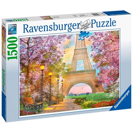 Puzzle Ravensburger Love in Paris 1500 peças Puzzle Ravensburger Love in Paris 1500 peças