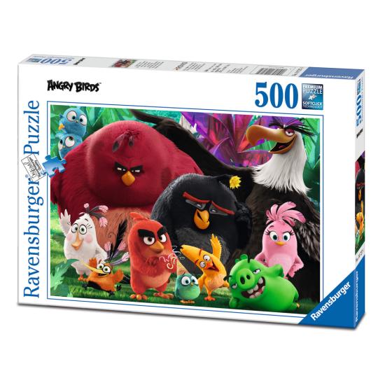 Puzzle Ravensburger Angry Birds Emplumados Amigos 500 Peç