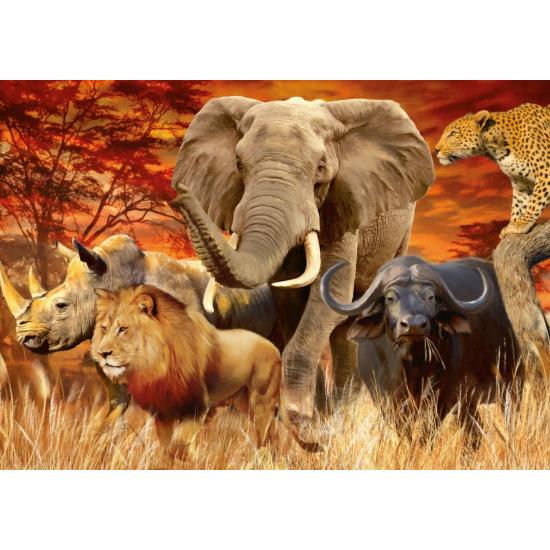 Ravensburger Puzzle Animais da Savana Africana 1000 Peças