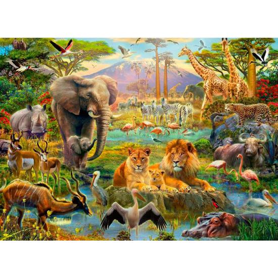 Ravensburger Puzzle Animals of the Savannah XXL 200 peças