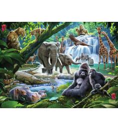 Puzzle Ravensburger Jungle Animals XXL 100 peças